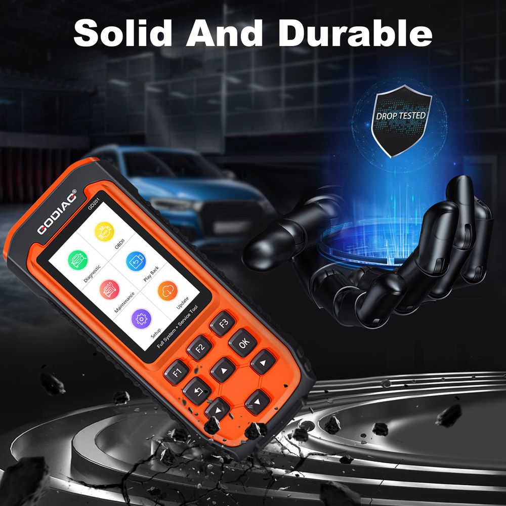 GODIAG GD201 Professional OBDII All-makes Full System Diagnostic Tool with 29 Service Reset Functions