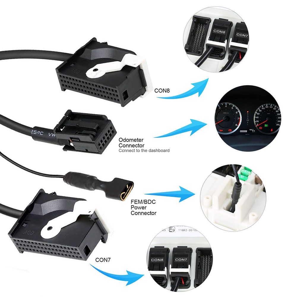 GODIAG BMW FEM/BDC Test Platform Work with Xhorse VVDI2/Key Tool Plus Pad, Autel IM608, CGDI BMW etc