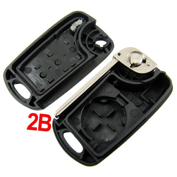 Modified Flip Remote Key Shell 2 Button for Hyundai Verna 5pcs/lot