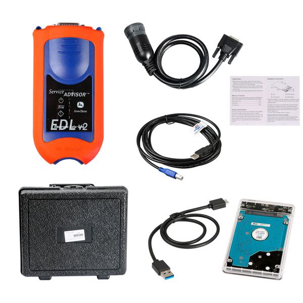 John Deere Service Advisor EDL V2 Electronic Data Link Truck Diagnostic Kit