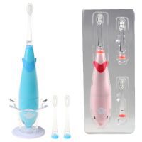 Kids Sonic Toothbrush Electric Brush Waterproof Musical Dolphin Shape LED