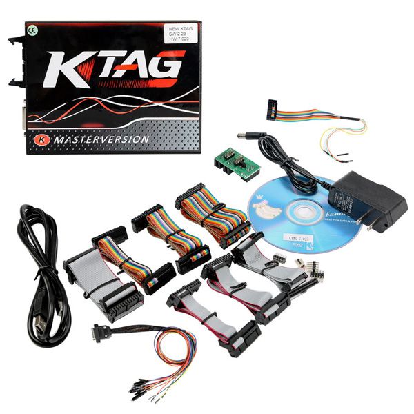 KTAG V7.020 Red PCB Firmware K-TAG 7.020 Master Software V2.25 EU Online Version No Tokens Limitation