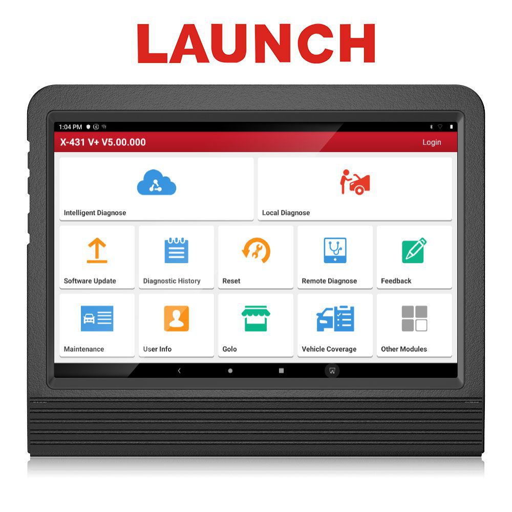 Launch X431 V+ Wifi/Bluetooth 10.1inch Tablet Global Version 2 Years Update Online