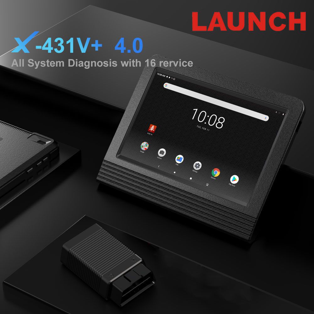 Launch X431 V+ Wifi/Bluetooth 10.1inch Tablet Global Version 2 Years Update Online