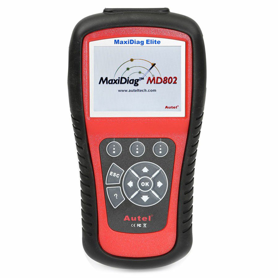 MaxiDiag Elite MD802 For 4 System With Datastream Model Engine Transmission ABS and Airbag Code Scanner