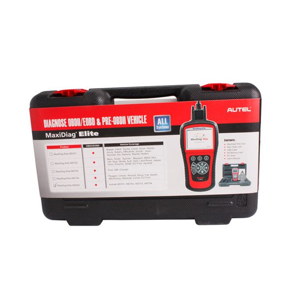 Original Autel MaxiDiag Elite MD802 Full System+DS Model Free Update Online