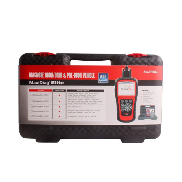 Original Autel MaxiDiag Elite MD802 Full System+DS Model Free Update Online