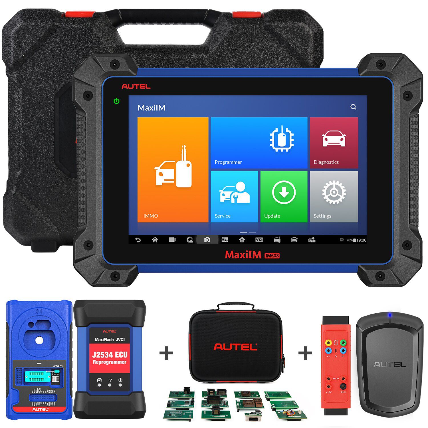 Autel MaxiIM IM608 Pro with IMMO XP400Pro OBDII Car Auto Diagnostic Tool OBD2 All System Key Programming PK IM508 Key Programmer