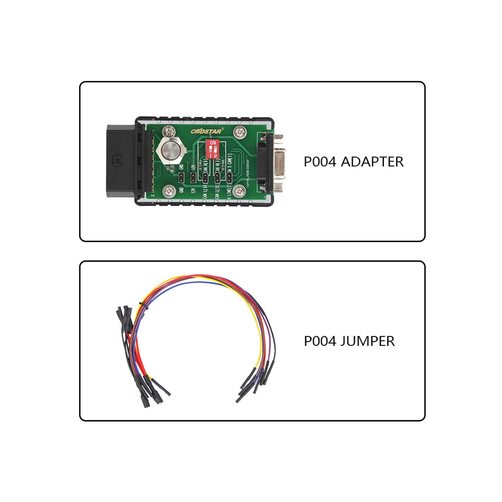 OBDSTAR AIRBAG RESET KIT P004 Adapter + P004 Jumper Working With OBDSTAR X300 DP Plus/Odo master/P50 for Airbag Reset