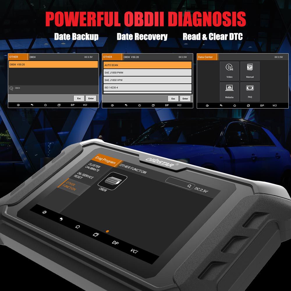 OBDSTAR ODO Master for Odometer Adjustment/Oil Reset/OBDII Functions Update Version of X300M