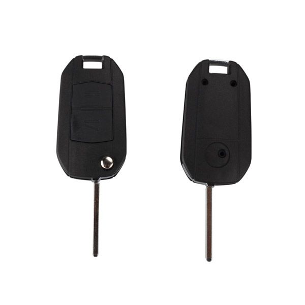 Modified Flip Remote Key Shell 2 Button (HU100) for Opel 5pcs/lot Free Shipping