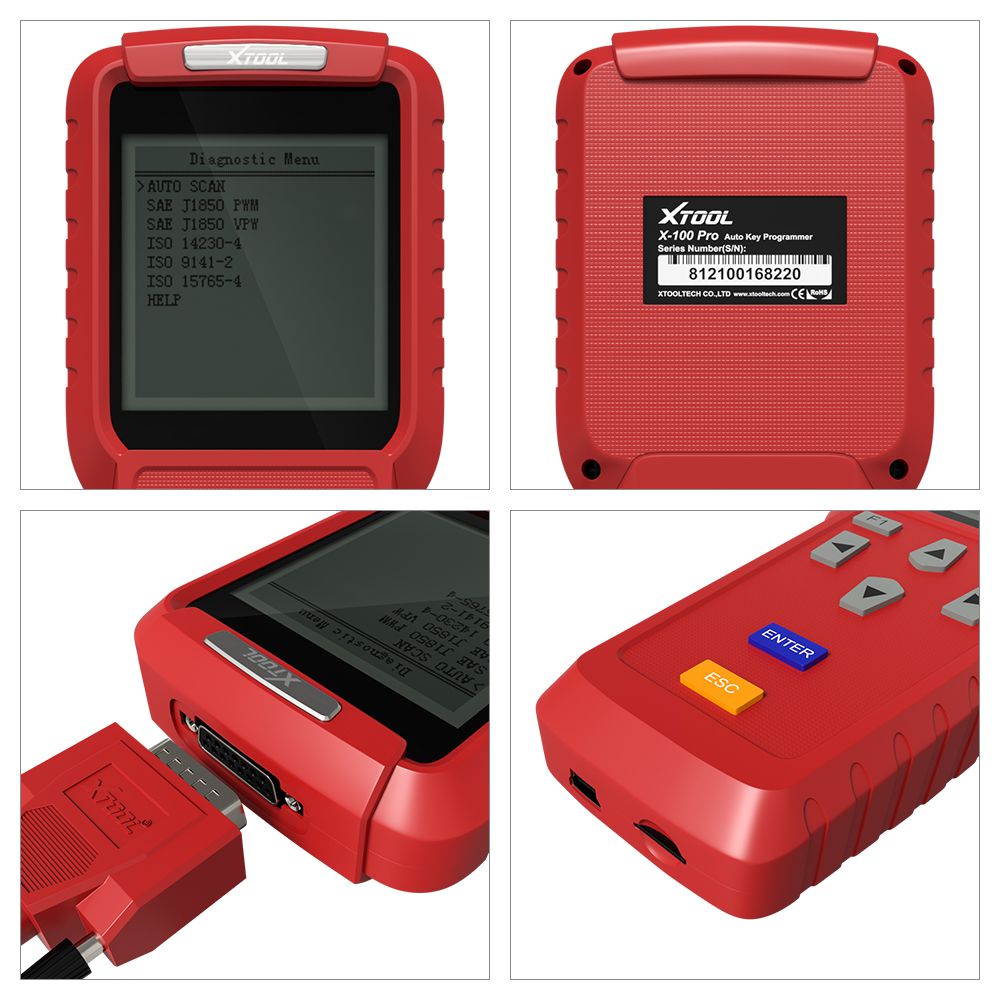 XTOOL X100 Pro Professional Auto Key Programmer and Mileage adjustment Odomete Work for most of car models