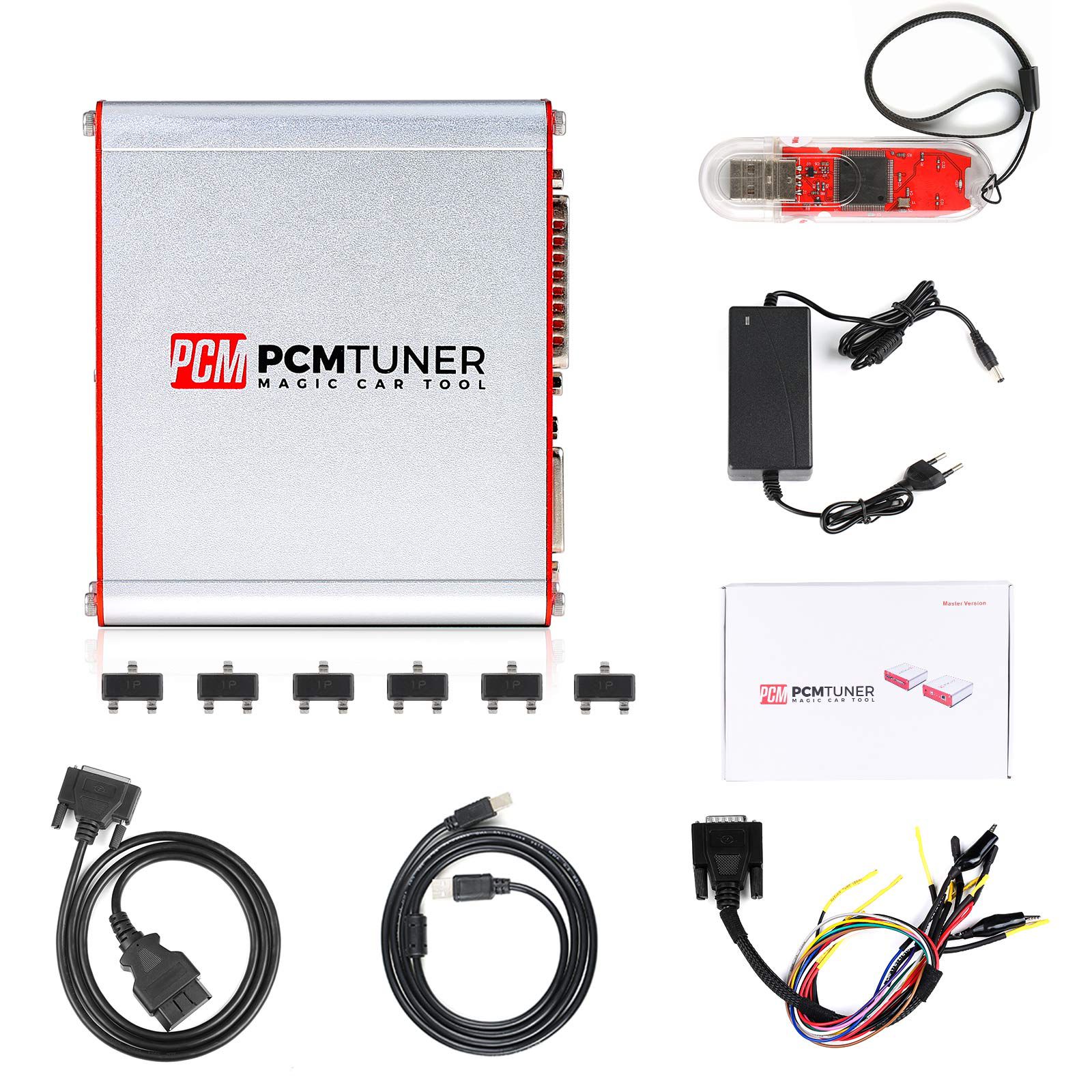 2022 Newest V1.27 PCMtuner ECU Programmer with 67 Modules Free Update Online Support Checksum and Pinout Diagram with Free Damaos