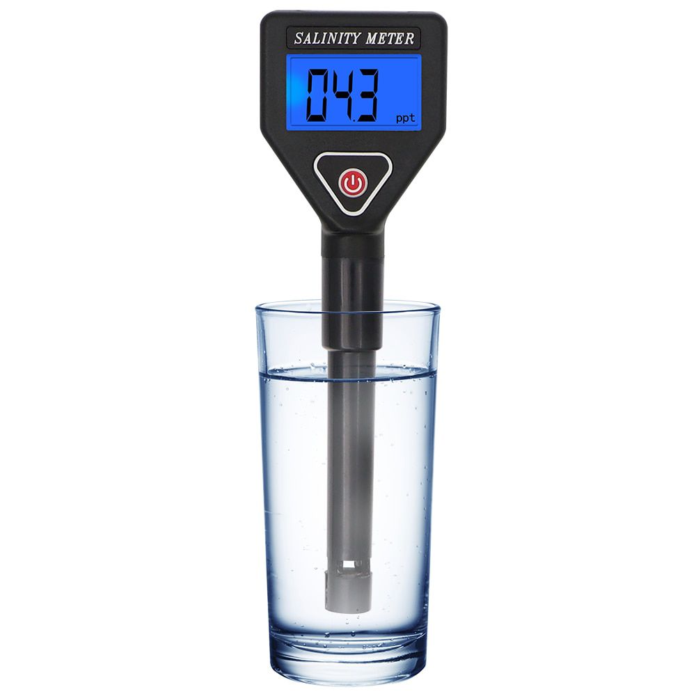 Portable Salinity Meter Salinometer Halometer Salt Gauge Salty Brine SeawaterFood Salinity Tester Salt Concentration Meter