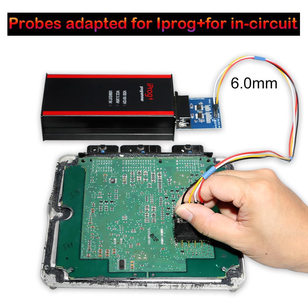 Probes Adapters for in-circuit ECU Work with Iprog+ Programmer and Xprog