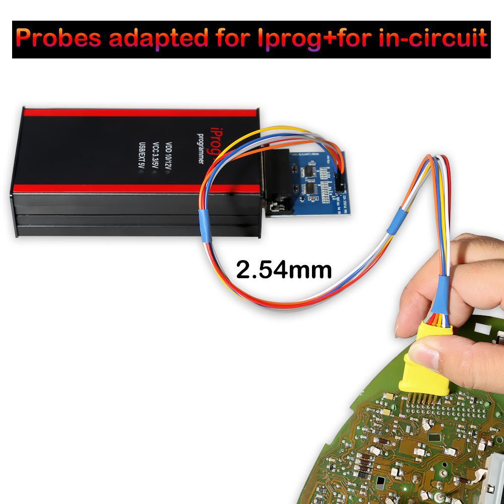 Probes Adapters for in-circuit ECU Work with Iprog+ Programmer and Xprog