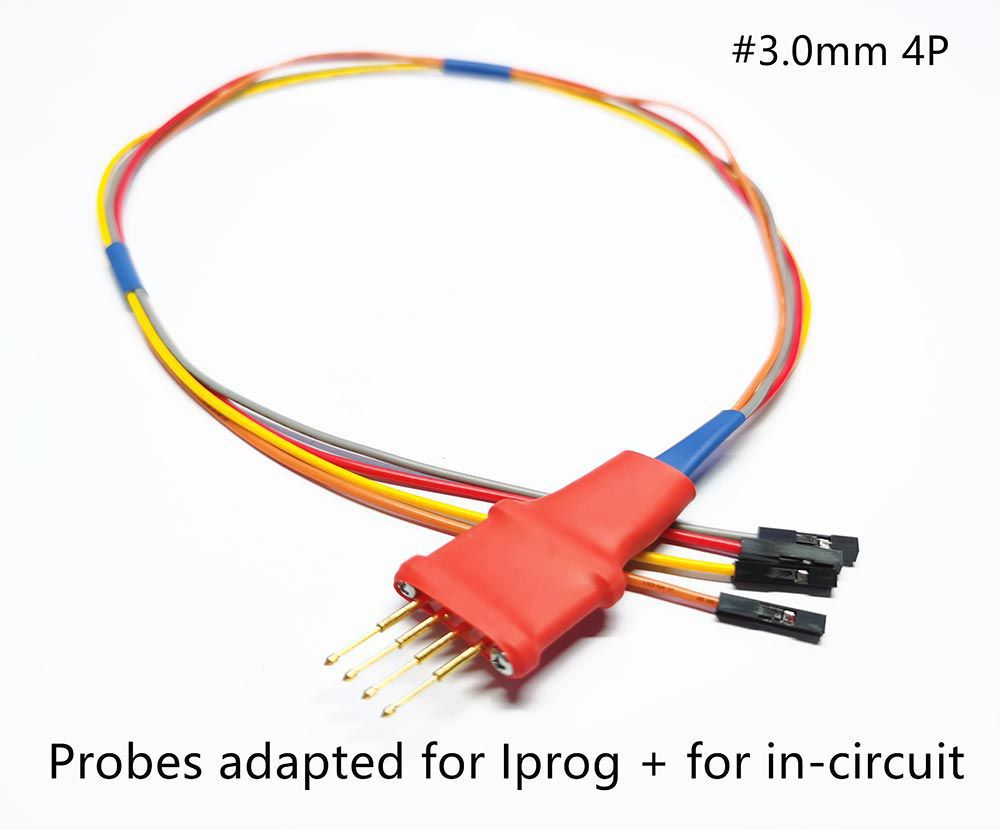 Probes Adapters for in-circuit ECU Work with Iprog+ Programmer and Xprog