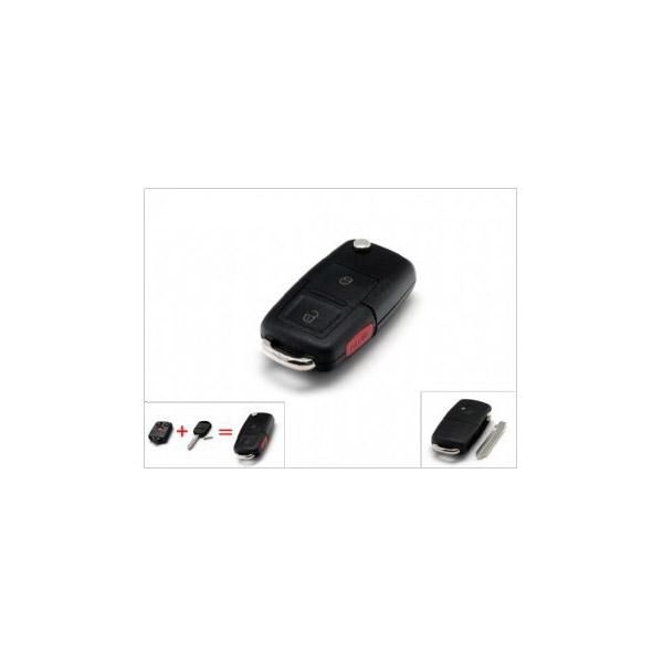 Remote 2+1 Button Key Shell for Ford