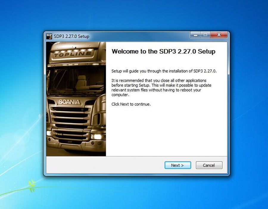 Scania SDP3 V2.31.1 Software for SCANIA VCI2 without USB Dongle No need Activation