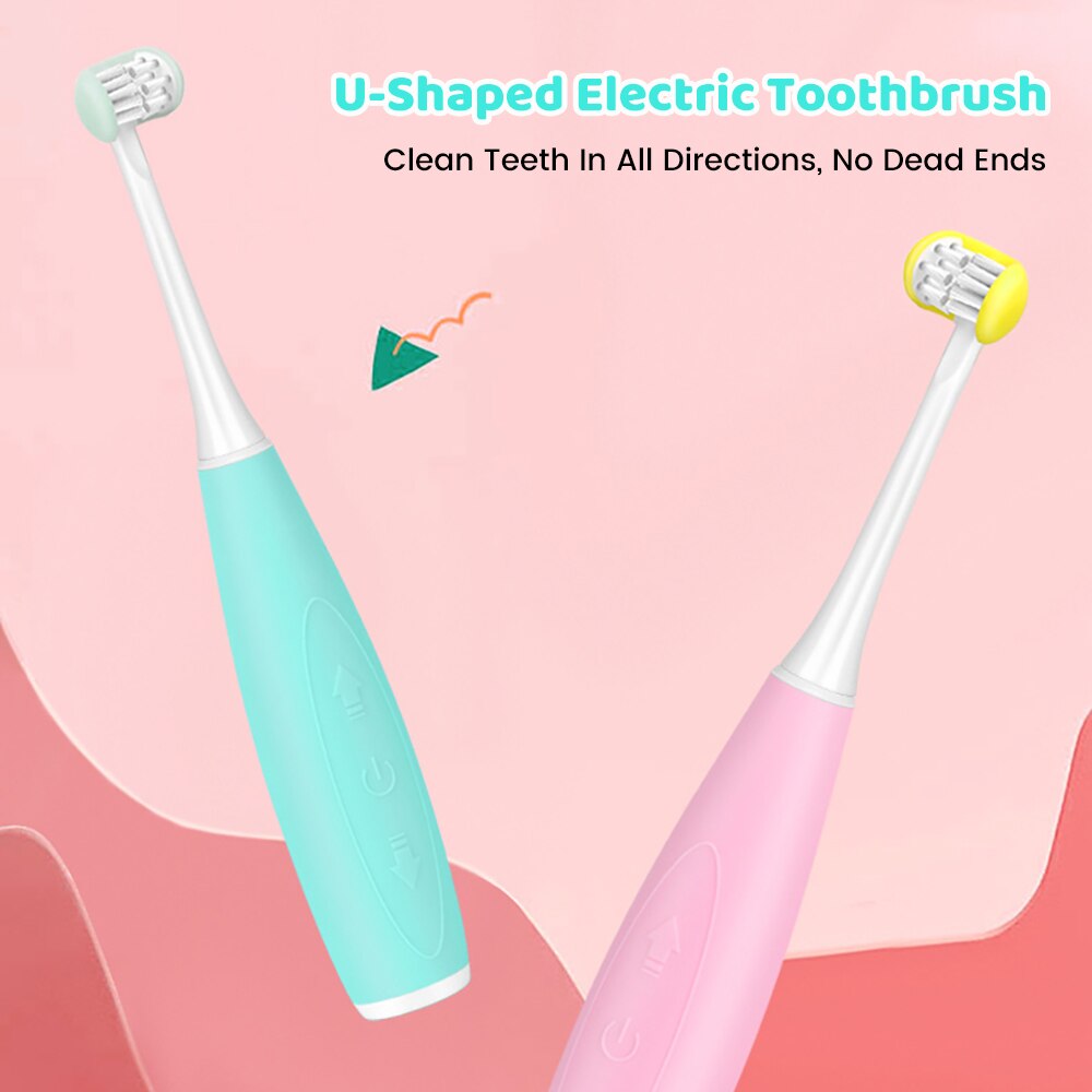 Electric Soft Tooth Brush Sonic Children'S Toothbrush Electrical For Kids Electric Brush Teeth Children Ultrasonic Tooth Cleaner