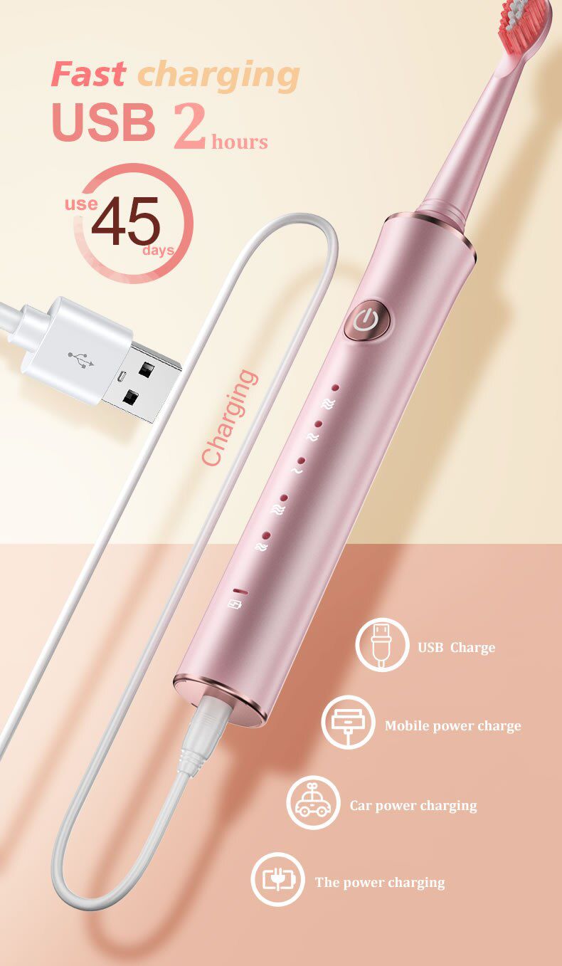 Sonic Electric Toothbrush High quality electr Tooth Brush electrica Usb Fast charging Adult Waterproof xp7 GL42A