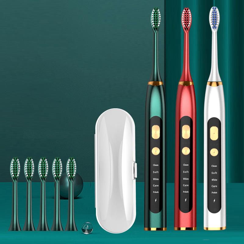 New Product Magnetic Levitation Smart Sonic Electric Toothbrush Adult Household Waterproof Soft Hair Rechargeable Toothbrush