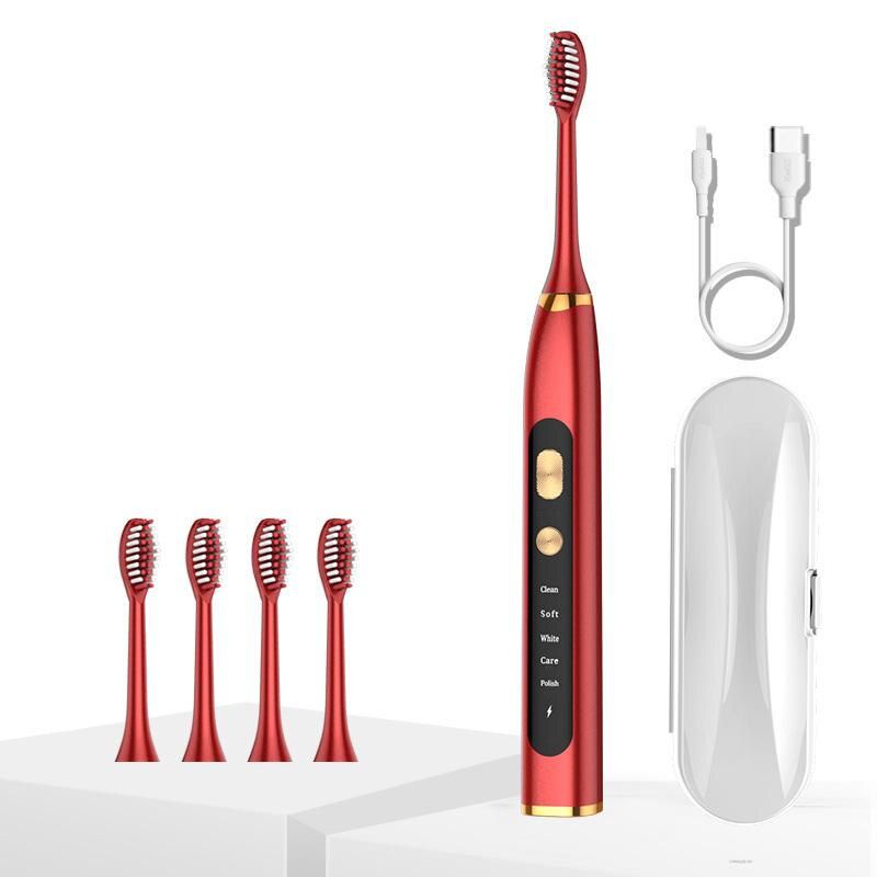 New Product Magnetic Levitation Smart Sonic Electric Toothbrush Adult Household Waterproof Soft Hair Rechargeable Toothbrush