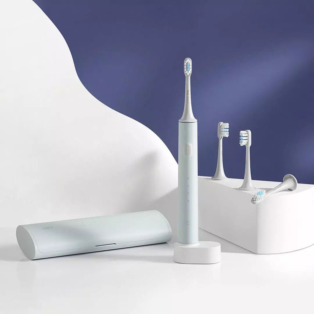 Sonic Electric Toothbrush T500C Wireless Induction Charging Waterproof with Storage Box 4 Brush Head Tooth Brush