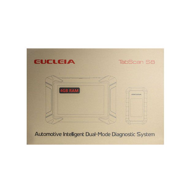 EUCLEIA Tabscan S8 Auto Intelligent Dual-mode Diagnostic and Coding System Update Online