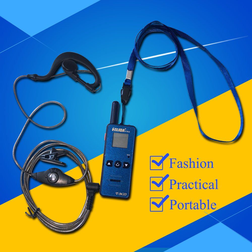 1 piece T-M2D 2W Super Mini Two Way Radio FRS GMRS UHF 400-520MHz Mini TALKIE WALKIE