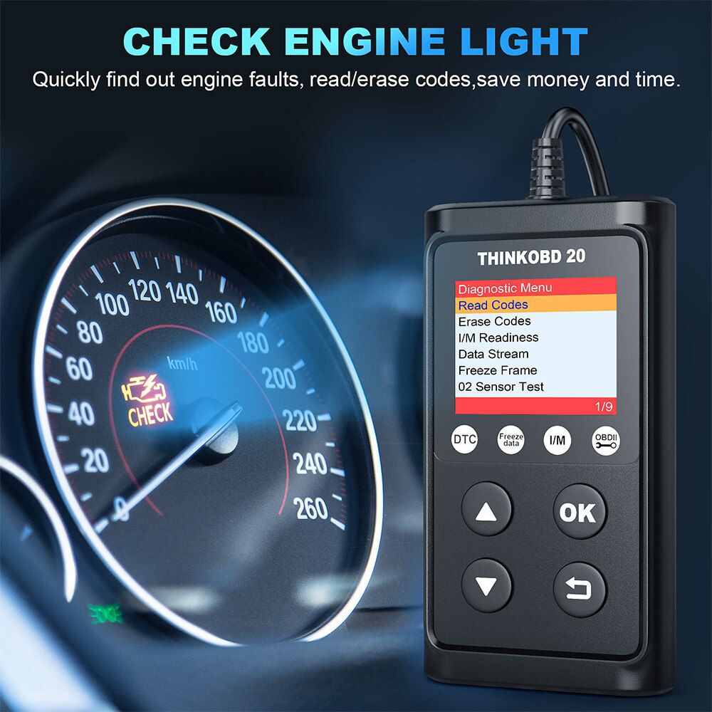 THINKCAR Thinkobd 20 Car Error Reader OBD2 Scanner Professional Automotive Scanner OBD 2 Diagnostic Tool Auto Engine ODB2 Scaner