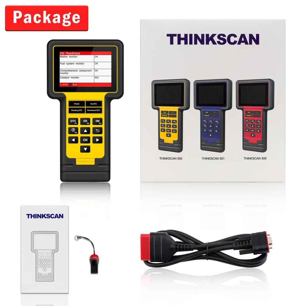 Thinkcar Thinkscan 600 ABS/SRS OBD2 Scanner TS600 oil/TPMS/EPB reset OBD2 code reader PK CR619 AL619