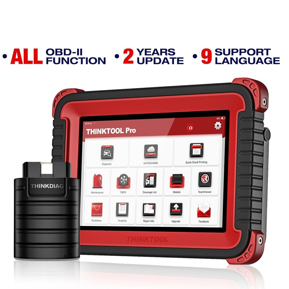 Thinkcar Thinktool Pro OBD2 Professional Full System Diagnostic tool Scanner Code Reader Car Auto Scanner ECU Coding Active Test