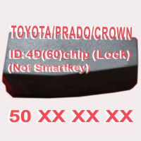 4D (60) Duplicabel Chip 50xxx (Not Smart Key) for Toyota/Prado/Crown 10pcs/lot