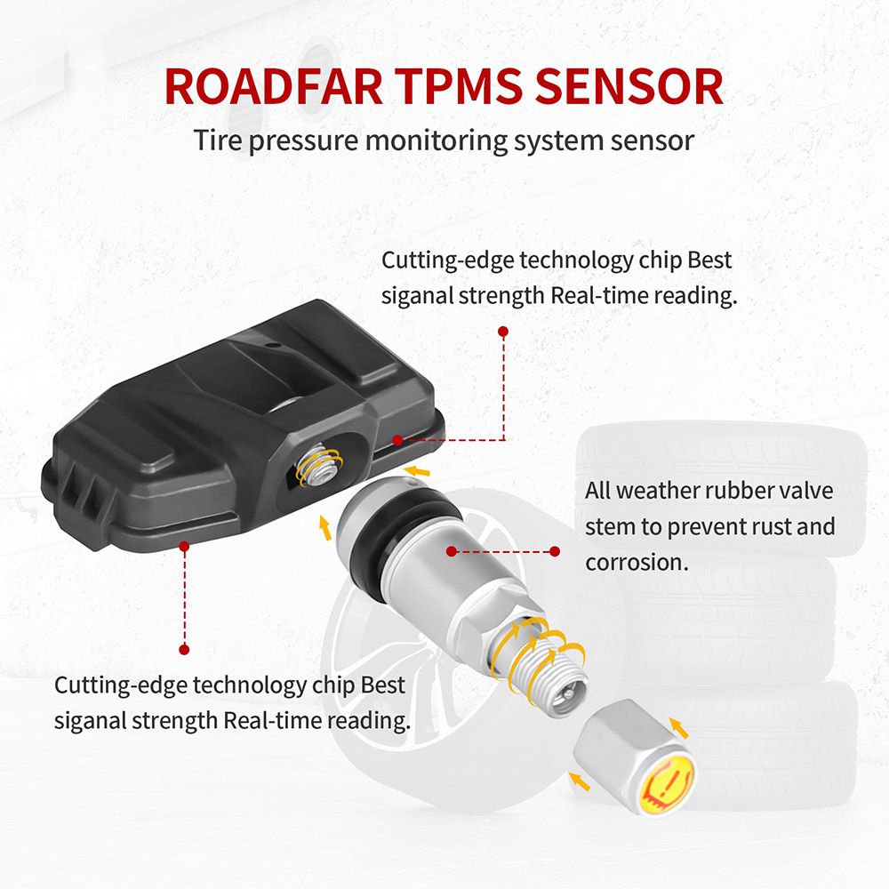 TYPE-BMW3-433 Universal Programmable TPMS Sensor