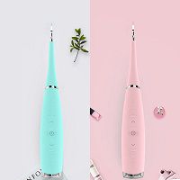 Ultrasonic Dental Scaler Teeth Cleaner Tooth Calculus Remover Oral Tooth Stains Tartar Sonic Whitening Tool 5 Speeds Adjustable