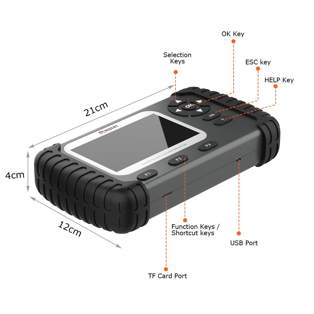 VIDENT iAuto 702 Pro Multi-applicaton Service Tool Support ABS/SRS/EPB/DPF Update to 19 Maintenances 3 Years Free Update Online