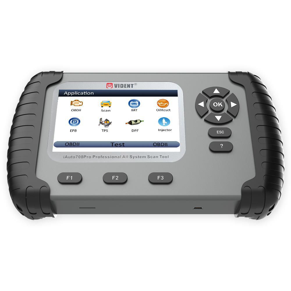 VIDENT iAuto708 Pro Professional All System Scan Tool OBDII Scanner Car Diagnostic Tool