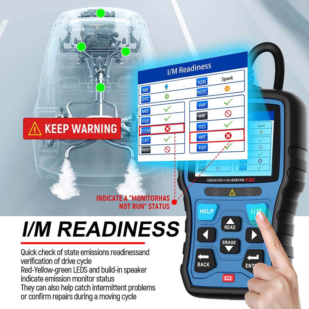 Vident iEasy310Pro CAN OBDII/EOBD Code Reader