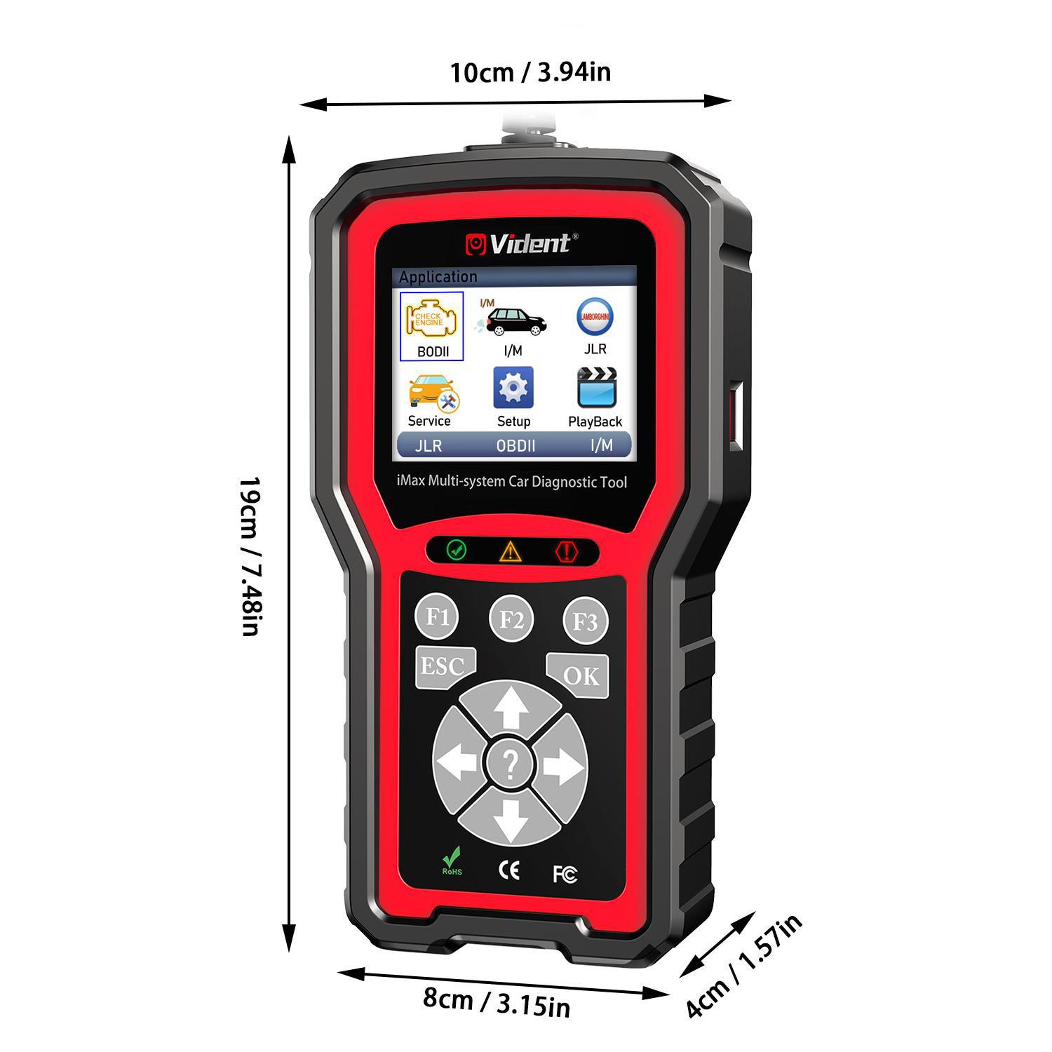 VIDENT iMax4303 JLR Full System Car Diagnostic Tool for Jaguar and Land Rover Support Reset/OBDII Diagnostic/Service