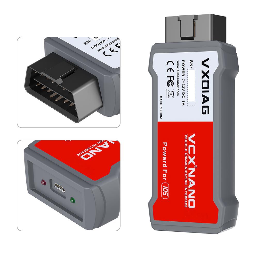 VXDIAG VCX Nano for Ford/Mazda 2 in 1 with IDS V129 Diagnostic Tool