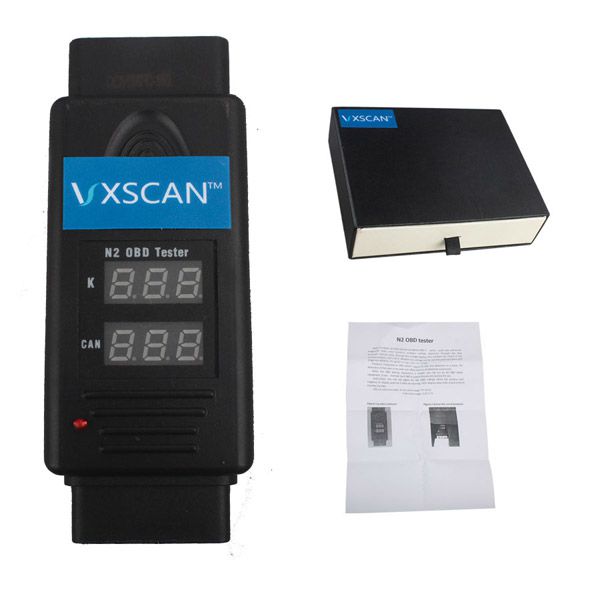 Newest VXSCAN N2 OBD Tester for K and CAN Line Test