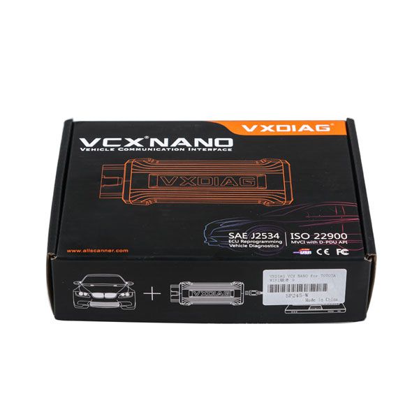 WIFI VXDIAG VCX NANO for TOYOTA TIS Techstream V13.00.022 Working for SAE J2534