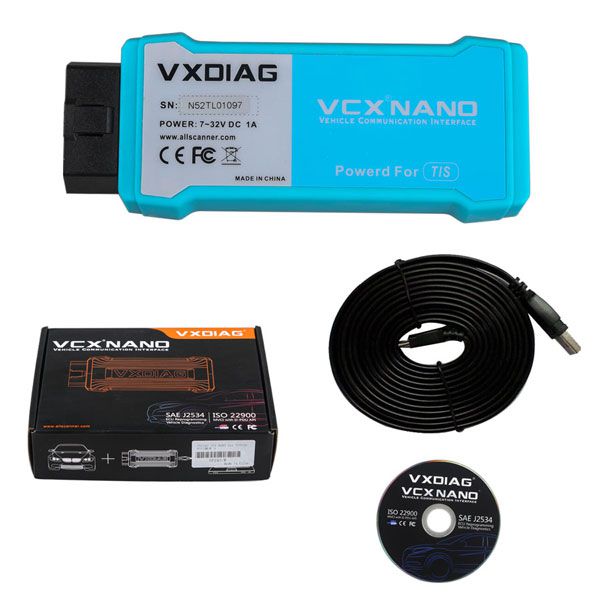 WIFI VXDIAG VCX NANO for TOYOTA TIS Techstream V13.00.022 Working for SAE J2534