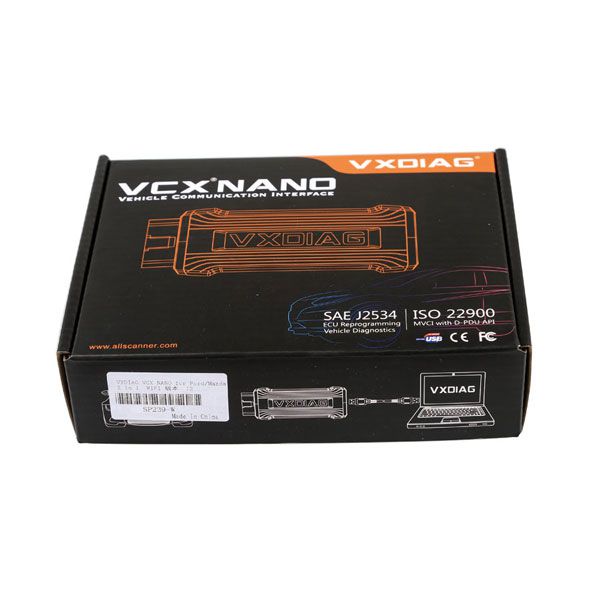 Wifi VXDIAG VCX NANO 2 in 1 for Ford IDS V112/Mazda IDS V112