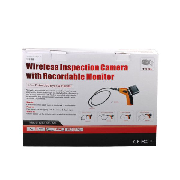 Wireless Inspection Camera with 3.5 inch Monitor Digital Inspection Videoscope