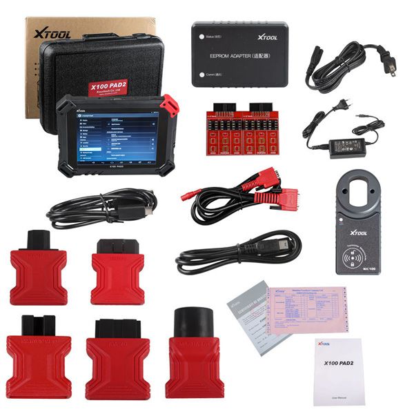 XTOOL X100 X-100 PAD2 Pro Key Programmer Full Version with VW 4th & 5th IMMO More Special Function Added