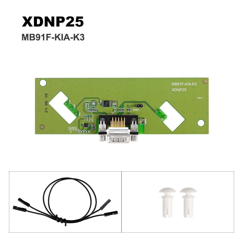 Xhorse Solder-Free Adapters and Cables Full Set XDNPP0CH 16pcs Work with MINI PROG and KEY TOOL PLUS