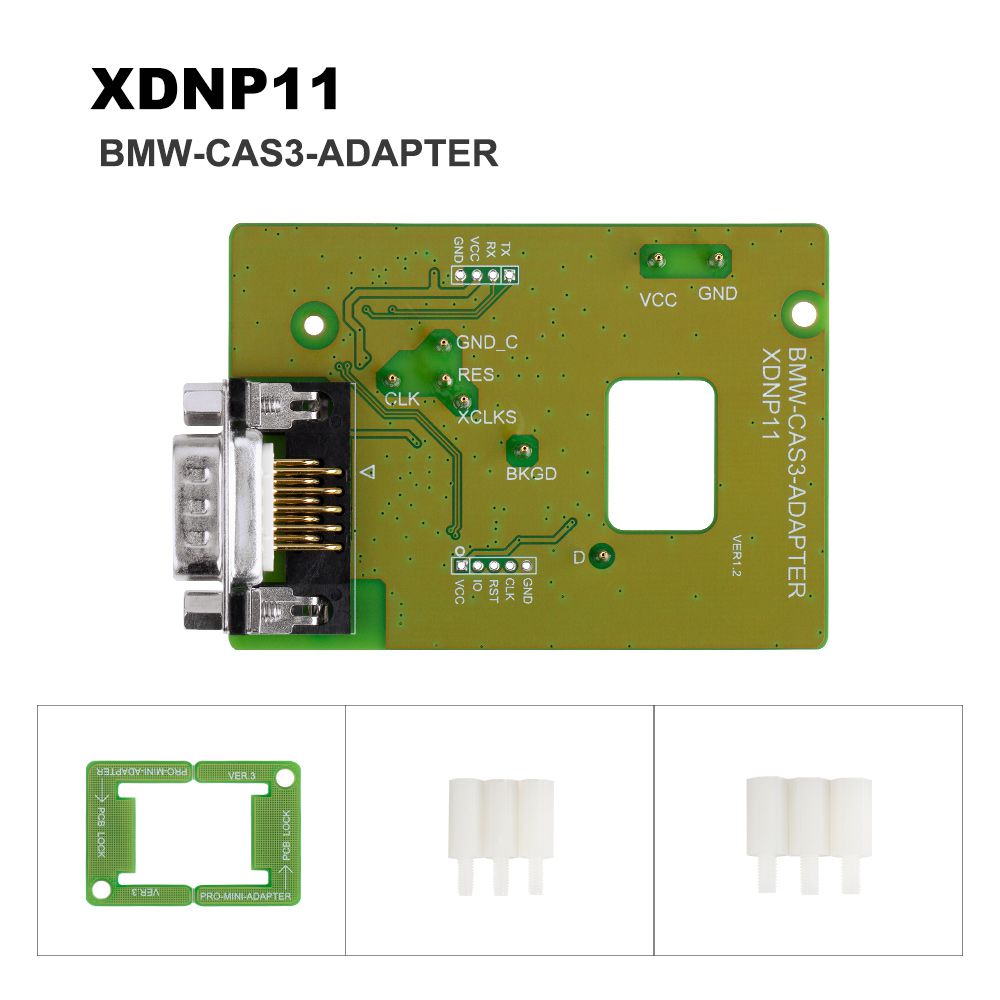 Xhorse Solder-Free Adapters and Cables Full Set XDNPP0CH 16pcs Work with MINI PROG and KEY TOOL PLUS