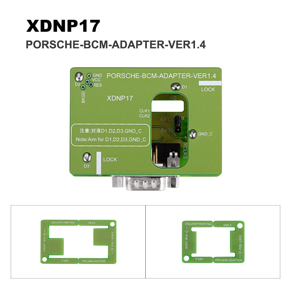 Xhorse Solder-Free Adapters and Cables Full Set XDNPP0CH 16pcs Work with MINI PROG and KEY TOOL PLUS